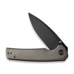 We Knife WE21014C-4 Subjugator vreckový nôž 8,8 cm, Black Stonewash, bronzová, titán