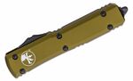 Microtech 122-3OD Ultratech Black F/S Od Green automatický nôž 8,8 cm, čierna, zelená, hliník