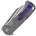 QSP Knife QS143-A  Rhino Titanium A vreckový nôž  8,3 cm, šedá, titán 