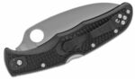 Spyderco C10FSWCBK Endura 4 fogazott fekete zsebkés 9,6 cm, fekete, FRN