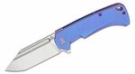 QSP Knife QS143-C Rhino Titanium Purple vreckový nôž 8,3 cm, fialová, titán