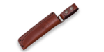 JOKER CL122 Ember Scandi vonkajší nôž 10,5 cm, drevo kučeravej brezy, kožené puzdro, šnúrka