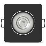 Modee LED štvorcové svietidlo 4,8W 420lm D80xH32mm, neutrálna biela, čierna (ML-DL4000K4,8WSR-BN)