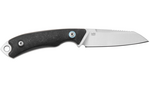 MKM MK PT2-CF POCKET TANGO 2 EDC nôž 7,4 cm, Satin, mramorované uhlíkové vlákno, kožené puzdro