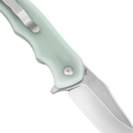 Kizer L3004A1 Yacht kapesní nůž 7,6 cm, Stonewash, jade - nefrit, G10