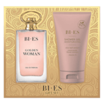 BI-ES GOLDEN dámská dárková sada parfém 90ML + sprchový gel 150 ML