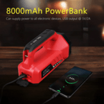 KLARUS RS10 reflektoros zseblámpa 800 lm, 8000 mAh, powerbank funkció, USB-C töltés