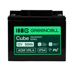 Green Cell AGM12V50AH-H VRLA karbantartásmentes akkumulátor 12V 50Ah 