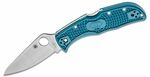 Spyderco C243FPK390 Endela Lightweight Blue kapesní nůž 8,7 cm, modrá, FRN