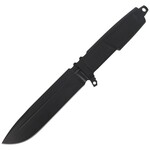 Extrema Ratio 04.1000.0219/BLK DMP Black taktický nůž 15,2cm, celočerný, Forprene, pouzdo nylon