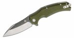 QSP Knife QS121-B Snipe Green vreckový nôž 9 cm, satin/čierna, zelená, G10