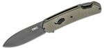 CRKT CR-K542GKP BONA FIDE™ OD GREEN vreckový nôž 9 cm, čierna, zelená, hliník