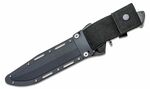 Cold Steel 35AR San Mai® Black Bear Classic veľký taktický nôž 21 cm, čierna, G10, puzdro Secure-Ex