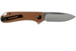 CIVIVI C907M Elementum Brown Micarta kapesní nůž 7,5cm, hnědá, Micarta