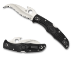 Spyderco C12SBK2W Matriarch 2 taktický nůž 9,1 cm, černá, FRN