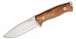 M5 ST LionSteel Fixed knife knife SLEIPNER blade Santos wood handle, leather sheath