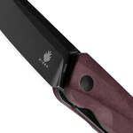 Kizer V3629A1 Agressor Red kapesní nůž 7,6 cm, Black Stonewash, červená, Richlite (kompozit)