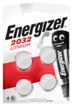 Energizer CR2032 FSB4 lithiové knoflíkové baterie 240mAh 3V 4ks 7638900377620