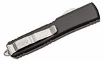 Microtech 121-5 Ultratech Satin részleges fogazott automata kés 8,8 cm, fekete, alumínium