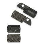 Spyderco C188CFBBKP Dog Tag Folder nyak zsebkés 3,1 cm, fekete, szénszálas, G10