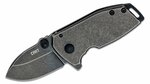 CRKT CR-2485K Squid™ Compact fekete kis zsebkés 4,4 cm, fekete Stonewash, fekete, teljesen acél