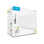 Modee LED Kerek LED Panel - Süllyesztett 12W 1320lm Semleges Fehér P4 (ML-LPRB4000K12WPN)