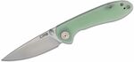CJRB J1912S-NTG Feldspar Nature Green Transparent kapesní nůž 7,6 cm, zelená transparentní, G10