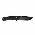 Ganzo Knife G8012-BK kültéri kés 11,5 cm, teljesen fekete, ABS, gumi, műanyag tok