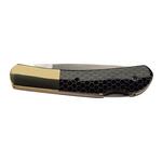 Herbertz 594110 vreckový nôž 7,5cm, plast s voštinovým vzorom, čierna