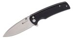 S21007-5 Sencut Sachse Black G10 Handle Satin Finished 9Cr18MoV Blade Button Lock
