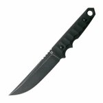 FX-634 FOX knives FKMD RYU TATICKÉ TANTO FIXED BLADE KNIFE - STAINLESS STEEL NIOLOX BLACK IDROGLIDE
