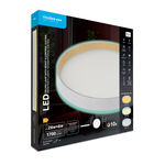 ML-CLE1WH Modee Mennyezeti LED lámpa CLE1WH 26+6W 3CCT+RGB D320mm +rem (1700 lumen) ERP