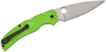 Spyderco C244PGR Native Chief Salt Green Könnyű zsebkés 10.3cm, szatén, neonzöld, francia