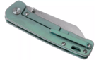 QSP Knife QS130-X Penguin Titanium Green Stonewash vreckový nôž 7,8 cm, zelená, titán