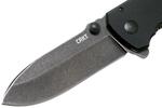 CRKT CR-2495K Squid™ XM Black vreckový nôž 7,5 cm, Black Stonewash, čierna, G10