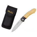 GT-8M.OL Muela 80mm lockback blade,olive wood and black micarta scales