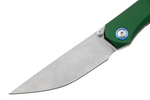 MKM MK DT-AG DETONARIO vreckový nôž 7,7 cm, Stonewash, zelená, hliník