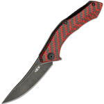 Zero Tolerance ZT-0460RDBW Factory Series Red kapesní nůž 8,3cm, červená, uhlíkové vlákno, titan