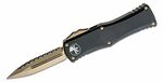 Microtech 702-15 HERA Bronzed Serrated automatický nôž 7,9 cm, bronzová, čierna, hliník