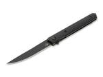 Böker Plus 01BO329 Kwaiken Air Mini All Black vreckový nôž 7,8 cm, čierna, G10, spona