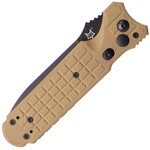 FOX knives FX-448 T PREDATOR II - 2F automatický nůž 9,5 cm, černá, hnědá Coyote, FRN