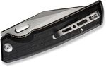 S23018-4 Sencut GlideStrike fekete vászon Micarta nyél, szatén bevonatú 9Cr18MoV penge