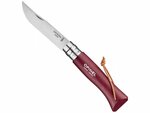 002213 OPINEL OPINEL VRI N°08 Trekking Burgundy - vreckový nôž, rukoväť bukové drevo, burgundská