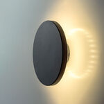 Modee LED čierna okrúhla nástenná lampa 6W 800lm neutrálna biela (ML-LWL0014)