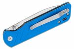 QSP Knife QS102-D Parrot Blue kapesní nůž 8,2 cm, satin, modrá, G10