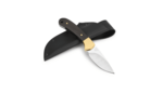 Buck BU-0113BRS 113 Ranger Skinner pevný lovecký nůž 7,9 cm, ebenové dřevo, kožené pouzdro