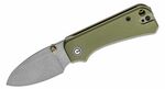 CIVIVI C19068S-5 Baby Banter zsebkés 5,9 cm, Stonewash, zöld, G10