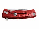 LionSteel ROK A RS RED vreckový nôž 8,3 cm, Satin, červená, hliník