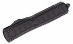 Microtech 121II-1TS Ultratech II Black Tactical Standard automatický nůž 8,9 cm, celočerná, hliník