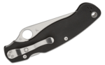 Spyderco C36GPS2 Military 2 Reveal 13 zsebkés 10,2 cm, részleges fogazás, szatén, fekete, G10